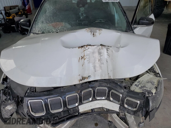 2022 Jeep Compass Limited with VIN 3C4NJDCB2NT114678, listed as a Copart auction lot 57389905 with 70,122 mi miles and Salvage title. Bid and sale history available at DreamBid. Image 12.