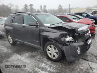 2013 GMC Terrain SLE with VIN 2GKFLTE37D6399402, listed as a Copart auction lot 45202395 with 123,529 mi miles and Salvage Title. Bid and sale history available at DreamBid. Image 4.