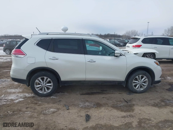 2016 Nissan Rogue S with VIN 5N1AT2MV4GC917962, listed as a IAAI auction lot 41606001 with 161,691 mi miles. Bid and sale history available at carsss.com. Image 14.