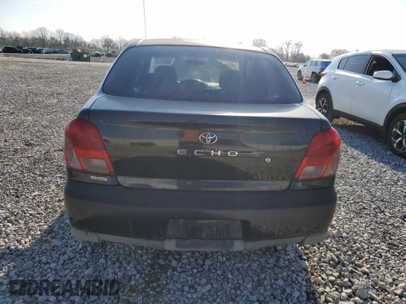 2001 Toyota ECHO with VIN JTDBT123610174220, listed as a Copart auction lot 51153515 with 199,253 mi miles and Salvage Title. Bid and sale history available at DreamBid. Image 6.
