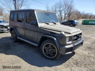 2017 Mercedes-Benz G-Class AMG G 63 with VIN WDCYC7DF5HX273627, listed as a Copart auction lot 52704505 with 57,631 mi miles and Salvage Title. Bid and sale history available at carsss.com. Image 4.