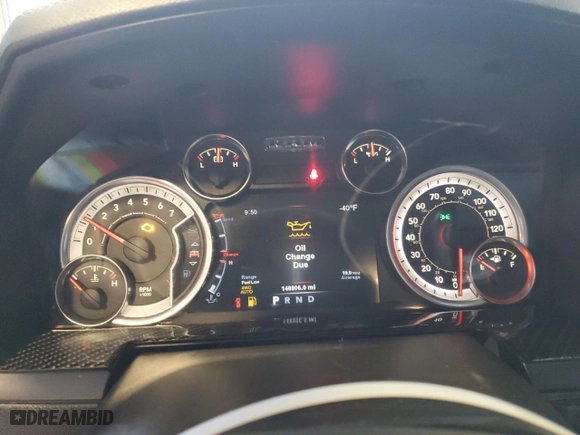 2013 Ram 1500 Sport with VIN 1C6RR7HTXDS709198, listed as a Copart auction lot 43477735 with 148,806 mi miles and Salvage Title. Bid and sale history available at carsss.com. Image 9.