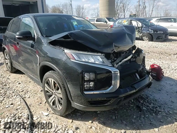 2021 Mitsubishi Outlander ES with VIN JA4ARUAU5MU019655, listed as a Copart auction lot 51538595 with 87,326 mi miles and Non repairable. Bid and sale history available at DreamBid. Image 14.