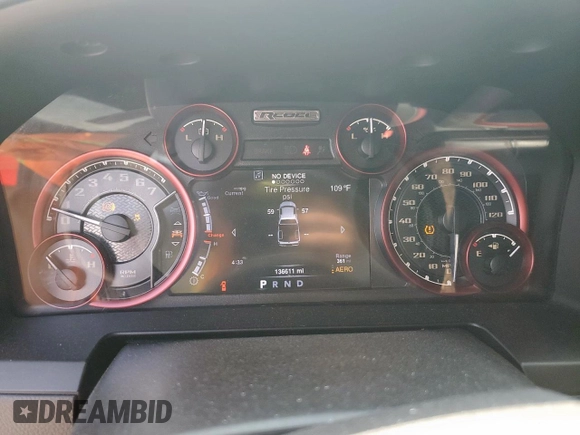 2016 Ram 1500 Rebel z VIN 1C6RR7YT5GS363811, wystawiony jako Copart lot #56161525 z przebiegiem 136 611 mil mil oraz Szkoda całkowita • Salvage title. Historia ofert i sprzedaży dostępna na DreamBid. Obrazek 9.