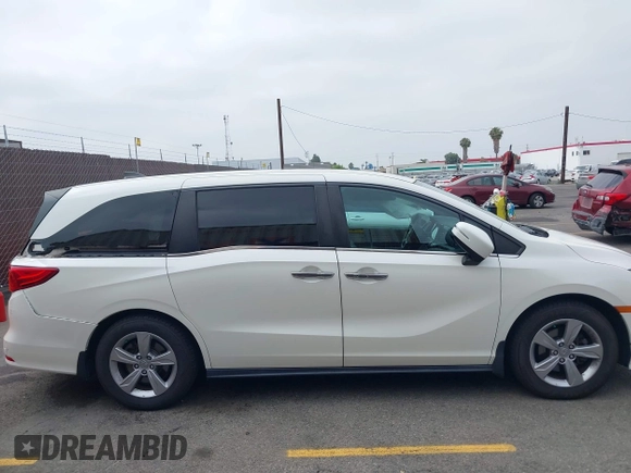 2019 Honda Odyssey EX with VIN 5FNRL6H58KB089810, listed as a IAAI auction lot 42510301 with 38,615 mi miles and . Bid and sale history available at DreamBid. Image 13.