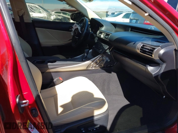 2015 Lexus IS 250 with VIN JTHBF1D2XF5044400, listed as a IAAI auction lot 41605032 with 103,068 mi miles and . Bid and sale history available at DreamBid. Image 5.