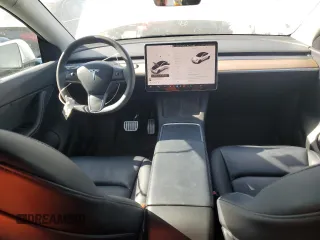 2022 Tesla Model Y Performance with VIN 7SAYGDEFXNF396758, listed as a Copart auction lot 59006365 with 47,882 mi miles and Salvage title. Bid and sale history available at DreamBid. Image 8.