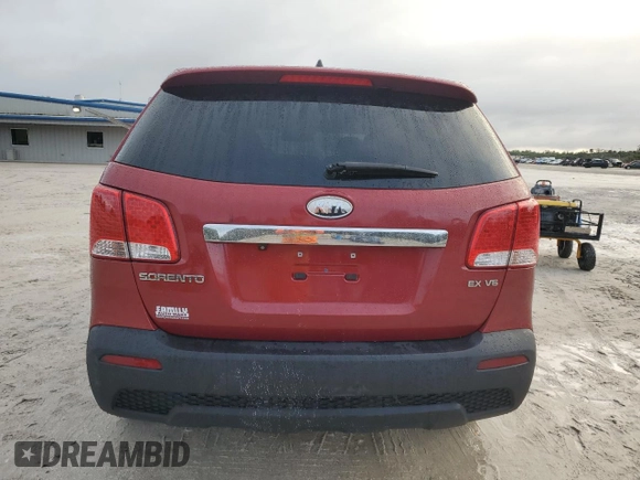 2011 Kia Sorento EX with VIN 5XYKU4A28BG015573, listed as a Copart auction lot 86657014 with 88,250 mi miles and Salvage Title. Bid and sale history available at carsss.com. Image 6.