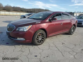2014 Buick LaCrosse Premium I with VIN 1G4GE5G33EF268506, listed as a Copart auction lot 46103375 with 128,418 mi miles and Salvage Title. Bid and sale history available at carsss.com. Image 1.