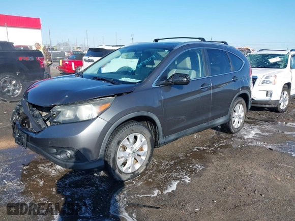 2013 Honda CR-V EX-L with VIN 2HKRM3H78DH500494, listed as a IAAI auction lot 41747954 with 170,676 mi miles and . Bid and sale history available at carsss.com. Image 18.