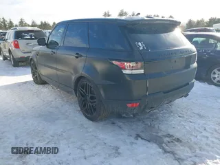 2016 Land Rover Range Rover Sport V6 Diesel HSE with VIN SALWR2KF6GA656035, listed as a IAAI auction lot 41579216 with 94,822 mi miles. Bid and sale history available at carsss.com. Image 3.