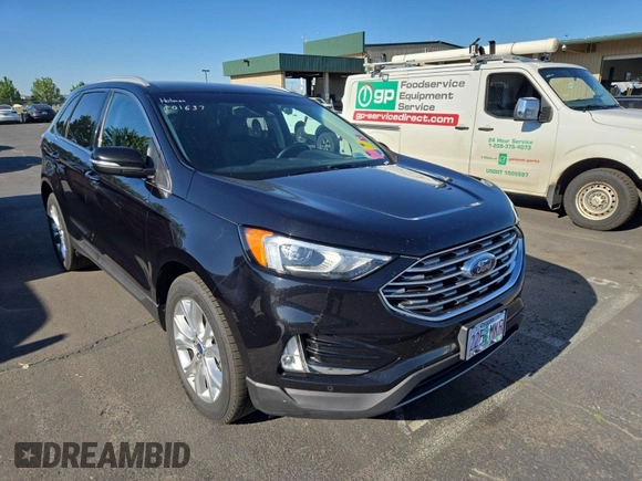 2020 Ford Edge Titanium with VIN 2FMPK3K99LBA73839, listed as a IAAI auction lot 42843885 with 92,381 mi miles and . Bid and sale history available at DreamBid. Image 6.