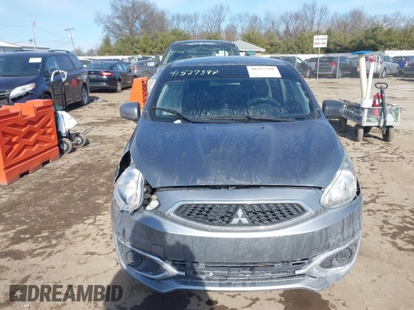 2019 Mitsubishi Mirage ES z VIN ML32A3HJ9KH012935, wystawiony jako IAAI lot #41527398 z przebiegiem 82 413 mil mil oraz . Historia ofert i sprzedaży dostępna na DreamBid. Obrazek 11.