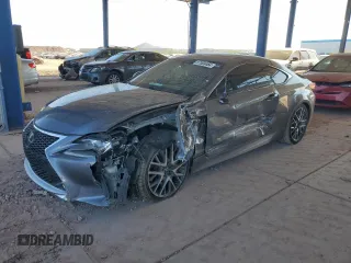 2017 Lexus RC with VIN JTHHE5BC6H5016032, listed as a Copart auction lot 87004464 with 50,032 mi miles and Salvage Title. Bid and sale history available at carsss.com. Image 1.