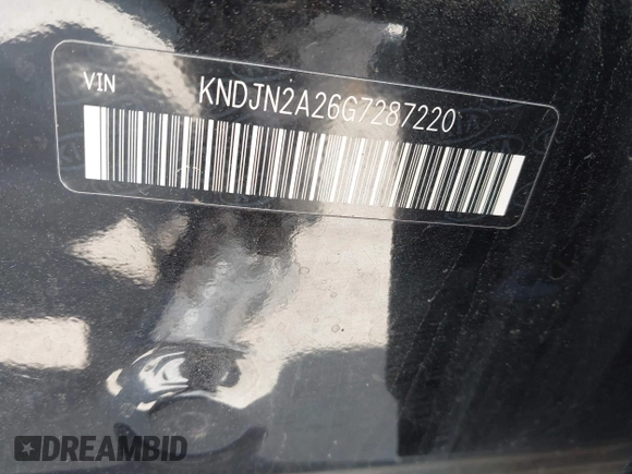 2016 Kia Soul with VIN KNDJN2A26G7287220, listed as a IAAI auction lot 41994634 with 146,103 mi miles and . Bid and sale history available at DreamBid. Image 9.