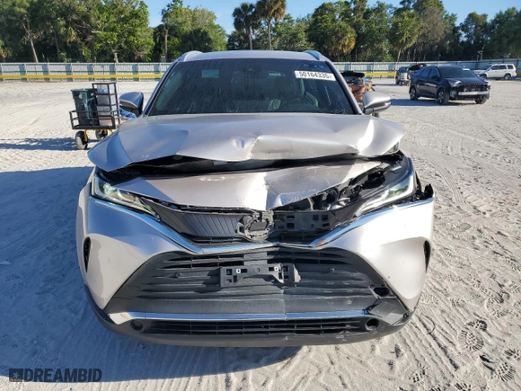 2021 Toyota Venza LE with VIN JTEAAAAH0MJ075384, listed as a Copart auction lot 50164335 with 38,053 mi miles and Salvage Title. Bid and sale history available at carsss.com. Image 5.