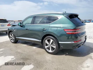 2022 Genesis GV80 with VIN KMUHB4SB8NU093544, listed as a Copart auction lot 52967045 with 14,602 mi miles and Salvage Title. Bid and sale history available at DreamBid. Image 2.