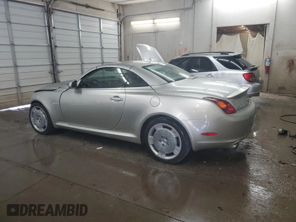 2003 Lexus SC 430 with VIN JTHFN48Y530038467, listed as a Copart auction lot 54416015 with 167,053 mi miles and Salvage Title. Bid and sale history available at DreamBid. Image 2.