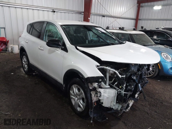 2018 Toyota RAV4 LE with VIN 2T3ZFREV6JW505455, listed as a IAAI auction lot 42052207 with 122,745 mi miles. Bid and sale history available at carsss.com. Image 1.