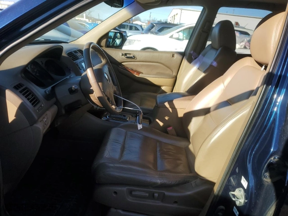 2003 Acura MDX Touring Pkg with VIN 2HNYD18693H505292, listed as a Copart auction lot 45313865 with 163,927 mi miles and Salvage Title. Bid and sale history available at carsss.com. Image 7.