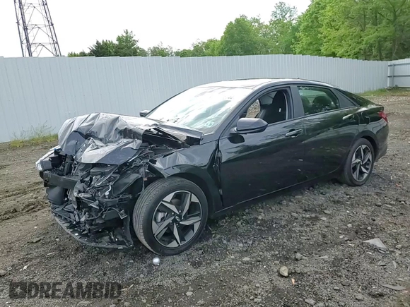 2023 Hyundai Elantra SEL with VIN KMHLS4AG6PU528375, listed as a Copart auction lot 58851354 with Not Provided miles and Salvage Title. Bid and sale history available at DreamBid. Image 10.