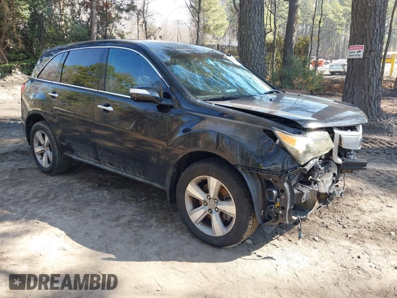 2012 Acura MDX Tech/Entertainment Pkg with VIN 2HNYD2H42CH527025, listed as a IAAI auction lot 41642926 with 140,876 mi miles. Bid and sale history available at carsss.com. Image 1.