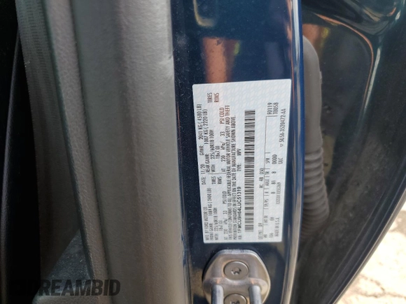 2020 Ford Escape SEL z VIN 1FMCU9H64LUC51319, wystawiony jako Copart lot #61407085 z przebiegiem 81 554 mil mil oraz Nie do naprawy • Non repairable. Historia ofert i sprzedaży dostępna na DreamBid. Obrazek 12.