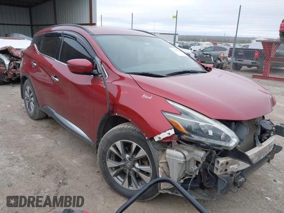 2018 Nissan Murano S z VIN 5N1AZ2MG3JN111929, wystawiony jako IAAI lot #41088425 z przebiegiem 211 841 mil mil oraz . Historia ofert i sprzedaży dostępna na DreamBid. Obrazek 1.
