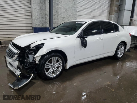 2011 Infiniti G25 x z VIN JN1DV6ARXBM652576, wystawiony jako Copart lot #45913105 z przebiegiem Nie podano mil oraz Szkoda całkowita • Salvage title. Historia ofert i sprzedaży dostępna na DreamBid. Obrazek 1.