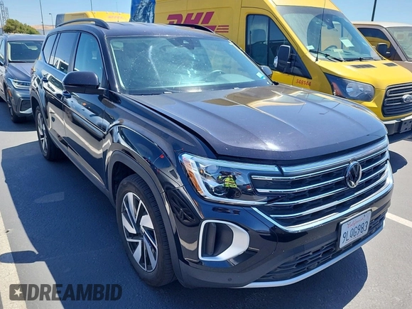 2024 Volkswagen Atlas SE with VIN 1V2HR2CA7RC565297, listed as a IAAI auction lot 42844488 with 24,398 mi miles and . Bid and sale history available at DreamBid. Image 45.