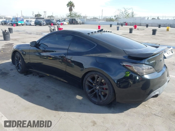 2012 Hyundai Genesis Coupe Grand Touring with VIN KMHHU6KH8CU068486, listed as a IAAI auction lot 41686499 with 104,579 mi miles and . Bid and sale history available at DreamBid. Image 3.