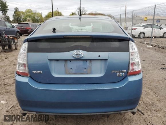 2008 Toyota Prius with VIN JTDKB20U287771418, listed as a Copart auction lot 53076135 with 128,719 mi miles and Salvage Title. Bid and sale history available at DreamBid. Image 6.