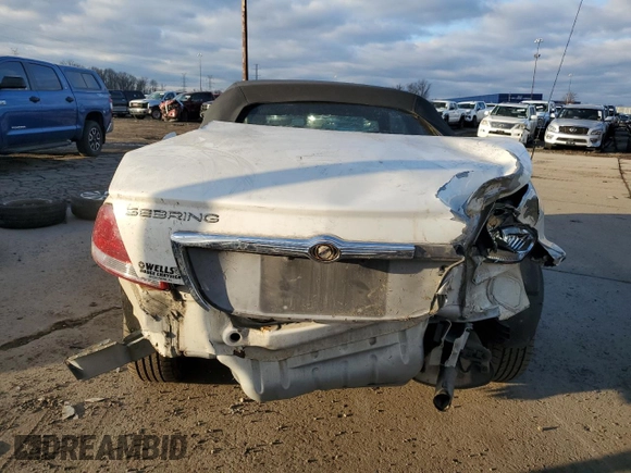 2005 Chrysler Sebring with VIN 1C3EL45X25N677043, listed as a Copart auction lot 82529324 with 105,774 mi miles and Salvage title. Bid and sale history available at DreamBid. Image 6.