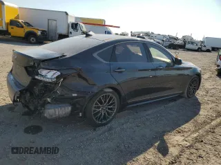 2019 Genesis G80 3.3T Sport with VIN KMHGN4JB6KU289917, listed as a Copart auction lot 75815714 with 45,346 mi miles and Salvage Title. Bid and sale history available at carsss.com. Image 3.