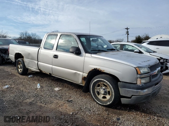 2004 Chevrolet Silverado 1500 Work Truck with VIN 1GCEC19V34E269054, listed as a Copart auction lot 46702815 with 0 mi miles and Clean Title. Bid and sale history available at carsss.com. Image 4.