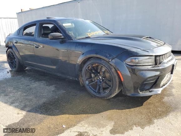 2020 Dodge Charger Scat Pack Widebody with VIN 2C3CDXGJ0LH251405, listed as a Copart auction lot 46782665 with 78,928 mi miles and Clean Title. Bid and sale history available at carsss.com. Image 4.