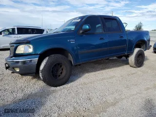 2001 Ford F-150 SuperCrew XLT with VIN 1FTRW08L41KE82711, listed as a Copart auction lot 73413384 with 0 mi miles and Salvage Title. Bid and sale history available at carsss.com. Image 1.