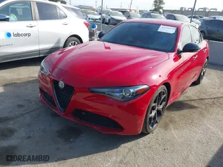 2020 Alfa Romeo Giulia with VIN ZARFAMAN3L7636390, listed as a IAAI auction lot 41356979 with 24,411 mi miles. Bid and sale history available at carsss.com. Image 17.