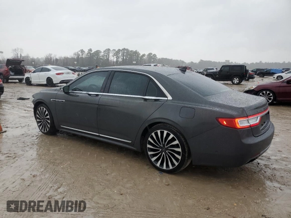 2018 Lincoln Continental Black Label with VIN 1LN6L9BC0J5612423, listed as a Copart auction lot 42830145 with 87,933 mi miles and Salvage Title. Bid and sale history available at DreamBid. Image 2.