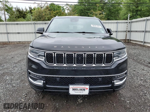 2024 Jeep Wagoneer с VIN 1C4SJSAP5RS193311, выставлен на аукционе Copart как лот 58361425 с пробегом 7 360 миль миль и Списание • Salvage title. История ставок и продаж доступна на DreamBid. Изображение 5.