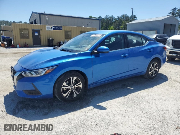 2023 Nissan Sentra SV with VIN 3N1AB8CV1PY264156, listed as a Copart auction lot 53453585 with 47,567 mi miles and Salvage Title. Bid and sale history available at DreamBid. Image 1.