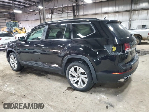 2021 Volkswagen Atlas SE with VIN 1V2HR2CA1MC538427, listed as a Copart auction lot 45491485 with 65,573 mi miles and Salvage title. Bid and sale history available at DreamBid. Image 2.