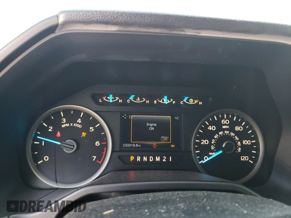 2015 Ford F-150 XLT with VIN 1FTEW1EP0FKF00544, listed as a Copart auction lot 62571615 with 233,318 mi miles and Salvage title. Bid and sale history available at DreamBid. Image 9.