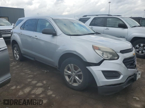 2016 Chevrolet Equinox LS with VIN 2GNFLEEK9G6202188, listed as a Copart auction lot 53944665 with 151,657 mi miles and Clean Title. Bid and sale history available at DreamBid. Image 4.