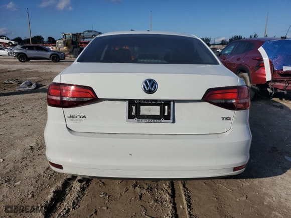 2017 Volkswagen Jetta 1.4T S with VIN 3VW2B7AJXHM249527, listed as a Copart auction lot 86290274 with 0 mi miles and Salvage Title. Bid and sale history available at carsss.com. Image 6.
