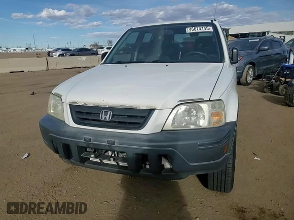 2001 Honda CR-V LX with VIN JHLRD28441S013857, listed as a Copart auction lot 46674145 with 204,227 mi miles and Salvage Title. Bid and sale history available at carsss.com. Image 12.