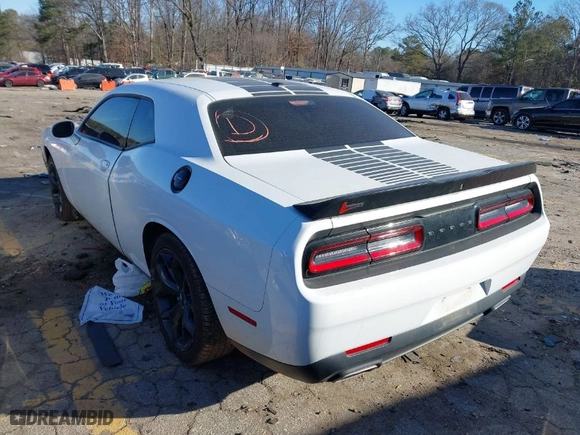 2020 Dodge Challenger SXT with VIN 2C3CDZAG3LH243534, listed as a IAAI auction lot 41422893 with 107,017 mi miles. Bid and sale history available at carsss.com. Image 3.