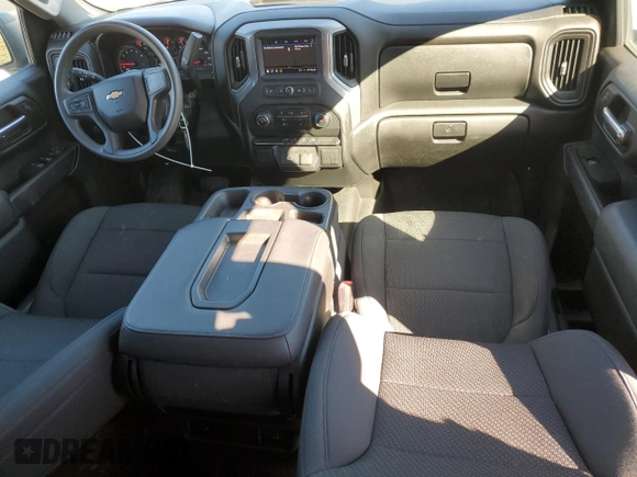 2020 Chevrolet Silverado 1500 Custom with VIN 1GCRWBEH5LZ339160, listed as a Copart auction lot 43847385 with 35,456 mi miles and Salvage Title. Bid and sale history available at carsss.com. Image 8.
