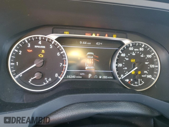 2024 Nissan Pathfinder S z VIN 5N1DR3AC1RC275076, wystawiony jako Copart lot #82521824 z przebiegiem 16 240 mil mil oraz Szkoda całkowita • Salvage title. Historia ofert i sprzedaży dostępna na DreamBid. Obrazek 9.