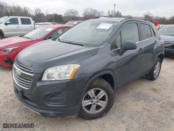 2016 Chevrolet Trax LT with VIN 3GNCJPSB1GL223301, listed as a IAAI auction lot 41675393 with 83,784 mi miles. Bid and sale history available at carsss.com. Image 17.